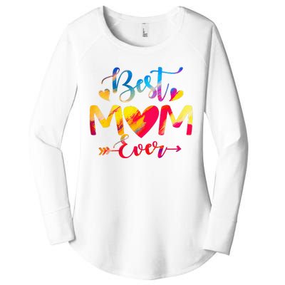 Mothers Day Best Mom Ever Gifts From Husband Son Daughter Women's Perfect Tri Tunic Long Sleeve Shirt