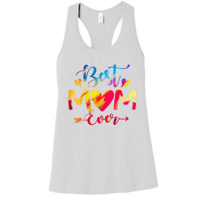 Mothers Day Best Mom Ever Gifts From Husband Son Daughter Women's Racerback Tank