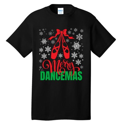 Merry Dancemas Ballet Dancer Teacher Christmas Tall T-Shirt