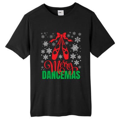 Merry Dancemas Ballet Dancer Teacher Christmas Tall Fusion ChromaSoft Performance T-Shirt