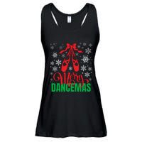 Merry Dancemas Ballet Dancer Teacher Christmas Ladies Essential Flowy Tank