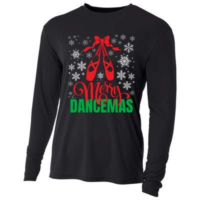 Merry Dancemas Ballet Dancer Teacher Christmas Cooling Performance Long Sleeve Crew