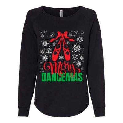 Merry Dancemas Ballet Dancer Teacher Christmas Womens California Wash Sweatshirt