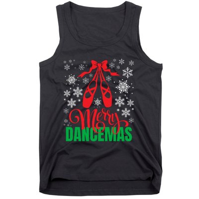 Merry Dancemas Ballet Dancer Teacher Christmas Tank Top