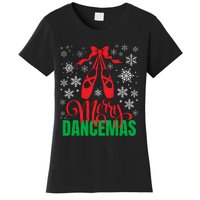 Merry Dancemas Ballet Dancer Teacher Christmas Women's T-Shirt