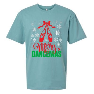 Merry Dancemas Ballet Dancer Teacher Christmas Sueded Cloud Jersey T-Shirt