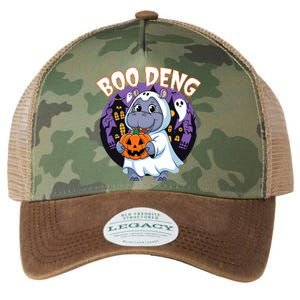 Moo Deng Baby Hippo Boo Deng Long For Halloween Moo Deng Legacy Tie Dye Trucker Hat