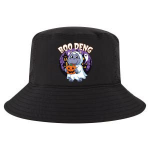 Moo Deng Baby Hippo Boo Deng Long For Halloween Moo Deng Cool Comfort Performance Bucket Hat