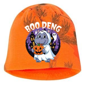 Moo Deng Baby Hippo Boo Deng Long For Halloween Moo Deng Kati - Camo Knit Beanie