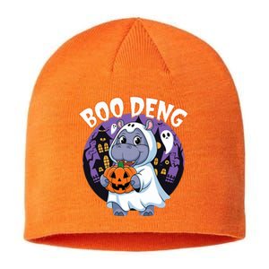 Moo Deng Baby Hippo Boo Deng Long For Halloween Moo Deng Sustainable Beanie