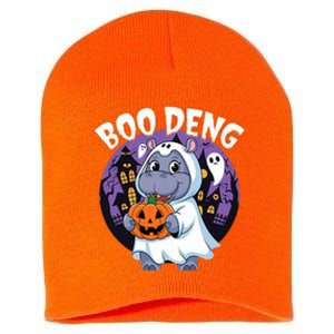 Moo Deng Baby Hippo Boo Deng Long For Halloween Moo Deng Short Acrylic Beanie