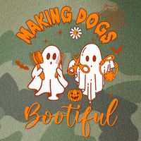 Making Dogs Bootiful Funny Halloween Dog Grooming Groomer Legacy Tie Dye Trucker Hat