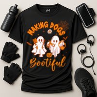 Making Dogs Bootiful Funny Halloween Dog Grooming Groomer Performance Shirt