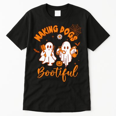 Making Dogs Bootiful Funny Halloween Dog Grooming Groomer Tall T-Shirt