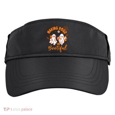 Making Dogs Bootiful Funny Halloween Dog Grooming Groomer Adult Drive Performance Visor