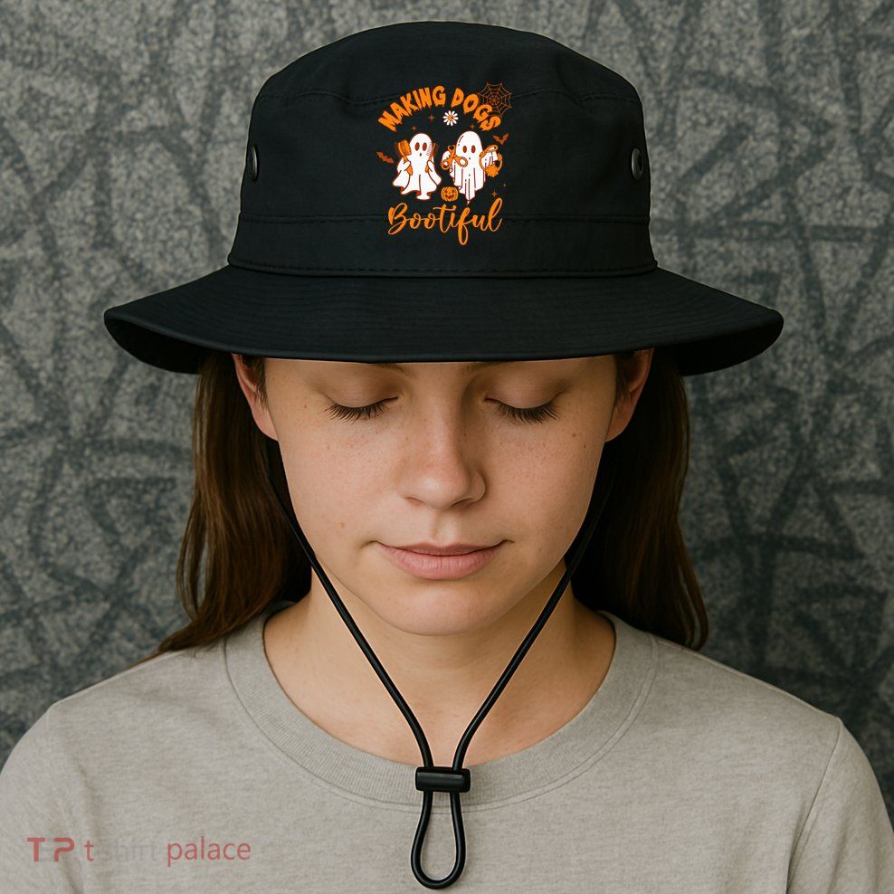 Making Dogs Bootiful Funny Halloween Dog Grooming Groomer Bucket Hat