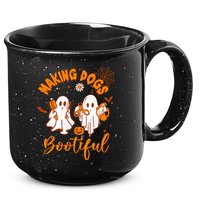 Making Dogs Bootiful Funny Halloween Dog Grooming Groomer 15oz Campfire Ceramic Mug