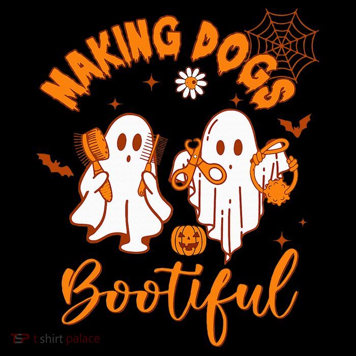 Making Dogs Bootiful Funny Halloween Dog Grooming Groomer Poster