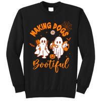 Making Dogs Bootiful Funny Halloween Dog Grooming Groomer Tall Sweatshirt