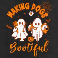 Making Dogs Bootiful Funny Halloween Dog Grooming Groomer 25L Jumbo Tote