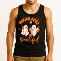 Making Dogs Bootiful Funny Halloween Dog Grooming Groomer Tank Top