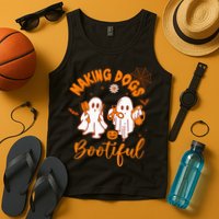 Making Dogs Bootiful Funny Halloween Dog Grooming Groomer Tank Top