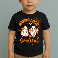 Making Dogs Bootiful Funny Halloween Dog Grooming Groomer Toddler T-Shirt