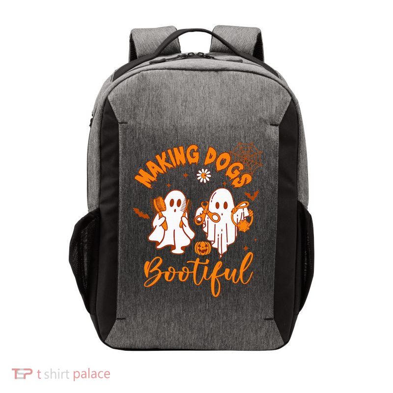 Making Dogs Bootiful Funny Halloween Dog Grooming Groomer Vector Backpack