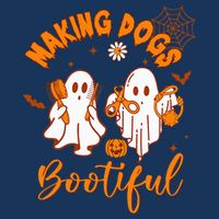 Making Dogs Bootiful Funny Halloween Dog Grooming Groomer Infant Baby Jersey Bodysuit