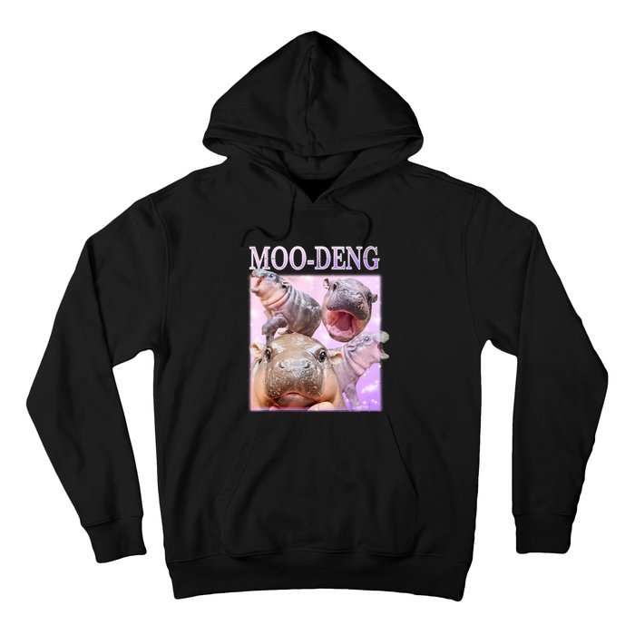 Moo Deng Baby Hippo Hoodie