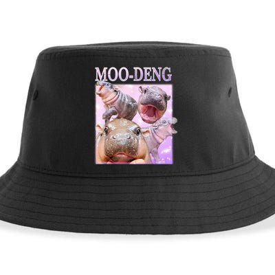 Moo Deng Baby Hippo Sustainable Bucket Hat