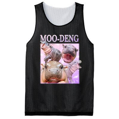 Moo Deng Baby Hippo Mesh Reversible Basketball Jersey Tank