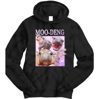 Moo Deng Baby Hippo Tie Dye Hoodie