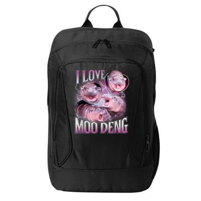 Moo Deng Baby Hippo City Backpack