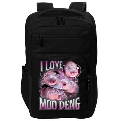 Moo Deng Baby Hippo Impact Tech Backpack