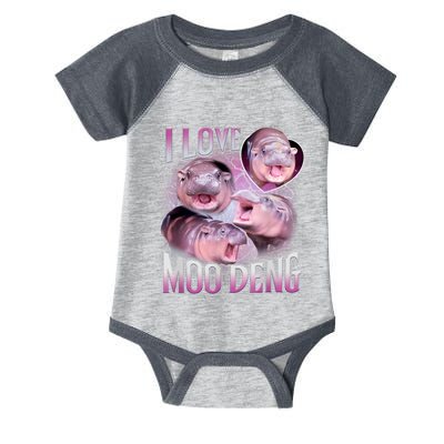 Moo Deng Baby Hippo Infant Baby Jersey Bodysuit