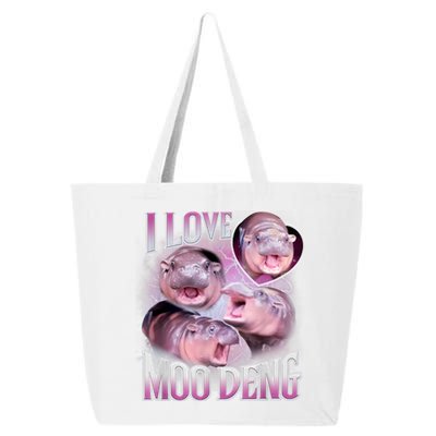 Moo Deng Baby Hippo 25L Jumbo Tote