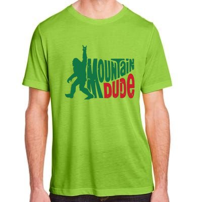 Mountain Dude Bigfoot Sasquatch Hiking Funny Adult ChromaSoft Performance T-Shirt