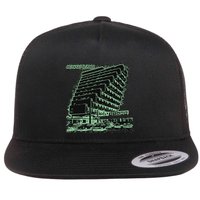 Molchat Doma Band Flat Bill Trucker Hat