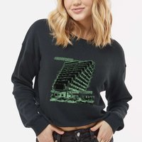 Molchat Doma Band Cropped Pullover Crew