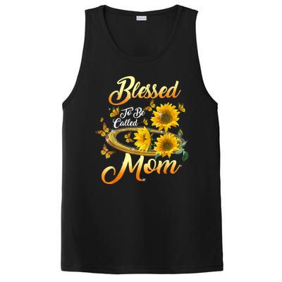 Mothers Day Blessed To Be Called Mom Sunflower Lovers PosiCharge Competitor Tank