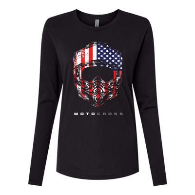 Motocross Dirt Bike Apparel Cute Gift Dirt Bike Motocross Great Gift Womens Cotton Relaxed Long Sleeve T-Shirt