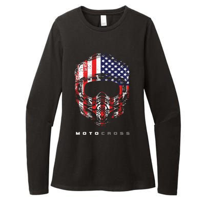 Motocross Dirt Bike Apparel Cute Gift Dirt Bike Motocross Great Gift Womens CVC Long Sleeve Shirt