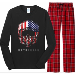 Motocross Dirt Bike Apparel Cute Gift Dirt Bike Motocross Great Gift Long Sleeve Pajama Set