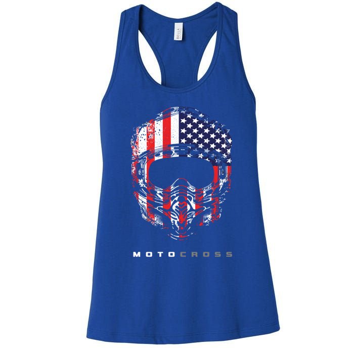 Motocross Dirt Bike Apparel Cute Gift Dirt Bike Motocross Great Gift Women's Racerback Tank