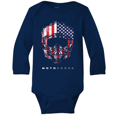 Motocross Dirt Bike Apparel Cute Gift Dirt Bike Motocross Great Gift Baby Long Sleeve Bodysuit