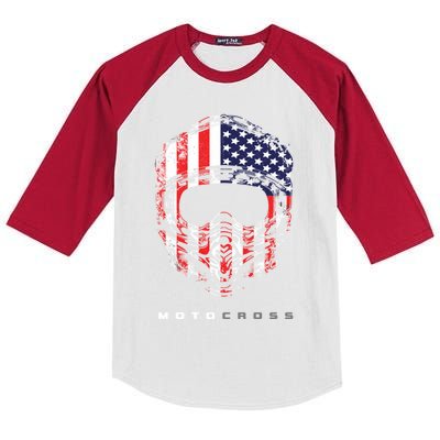 Motocross Dirt Bike Apparel Cute Gift Dirt Bike Motocross Great Gift Kids Colorblock Raglan Jersey