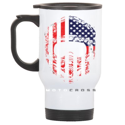 Motocross Dirt Bike Apparel Cute Gift Dirt Bike Motocross Great Gift Stainless Steel Travel Mug