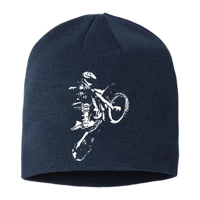 Motocross Dirt Bike Sustainable Beanie