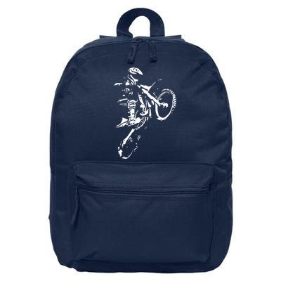 Motocross Dirt Bike 16 in Basic Backpack